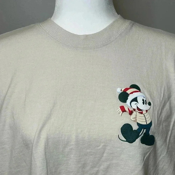 Disney 2021 Holiday Mickey and Friends Snow  Much Fun Spirit Jersey - Picture 6 of 16